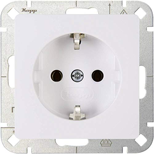 Kopp simple Insert Prise 2P+T HK05 blanc arctique 923502002