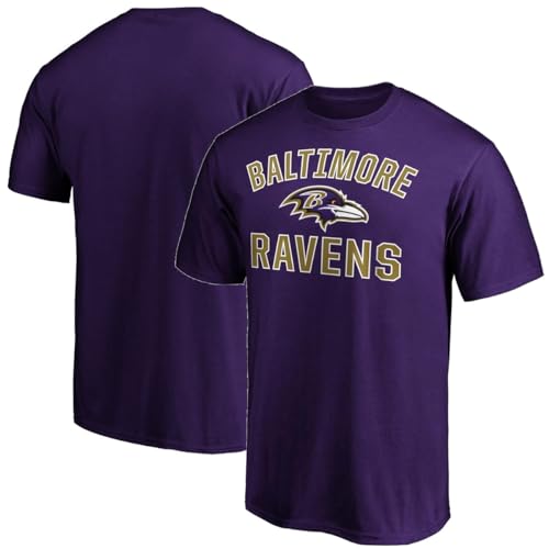 Outerstuff NFL Boys Kids 4-20 Official City Wide Arch Logo Team T-Shirt (US Numeric Size: 18-20 Regular Baltimore Ravens - Purple)