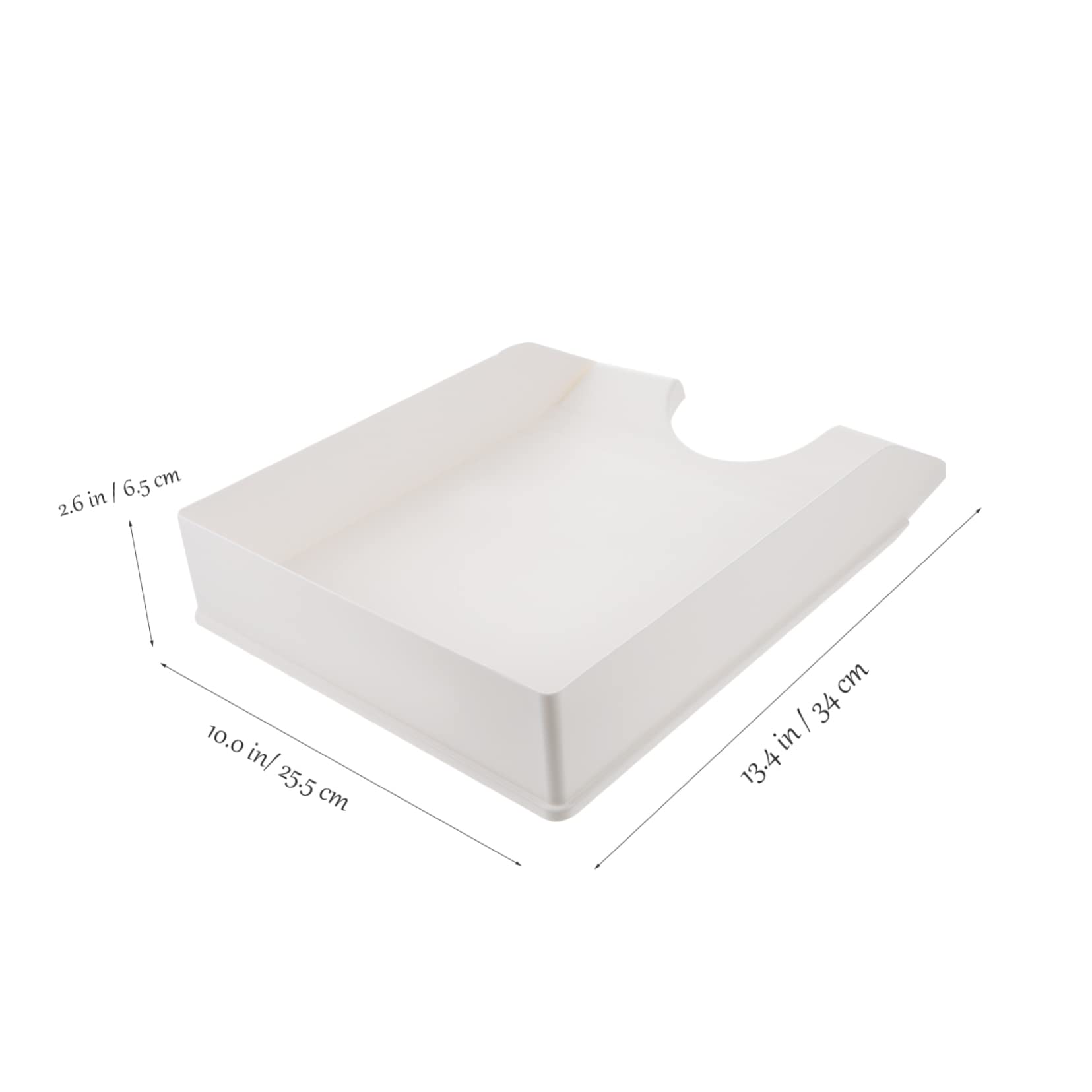 Holibanna Multi File Storage Box Portable Office Document Organizer for Efficient Desk Organization Design for Letters Folders Magazines and Certificates