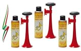 SET 3 PEZZI AVVISATORE ACUSTICO 250ml CON CORNETTO POTENZA SONORA 124 Db " MADE IN ITALY "