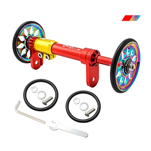 自転車簡単折りたたみホイール後部ロードラックロッドアルミ合金延長伸縮式ブロンプトンと互換性延長伸縮式