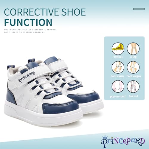 Kids Orthopedic Shoes with Ankle and Arch Support,Mesh Breathable Thick Sole Sneakers2