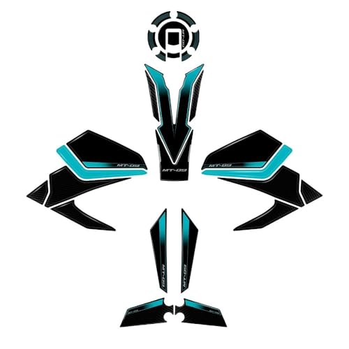 Protection réservoir MT-09 2024 autocollant de finition supérieure