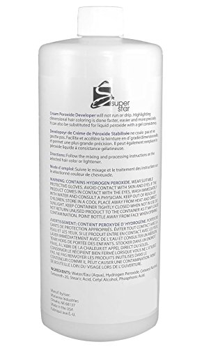 Super Star Cream Peroxide Developer, 4 Ounce #TOP1