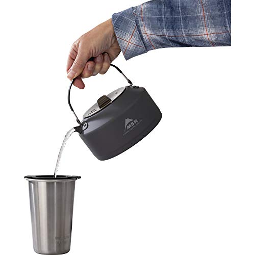 Image of MSR Pika Hard-Anodized Aluminum Camping Teapot, Black