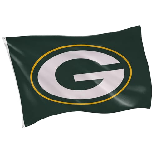 Team Sports America NFL Green Bay Packers 3 x 5 Outdoor Durable Flag with Grommets | Heavy Duty Flag & Banner for Outdoor Garden Patio | Indoor Wall Decor | Works with Flag Poles for House