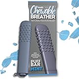 Flex Puff-Bar Chewable Breather Hand Fidget Relief to Help Quit Vaping and Quit Smoking Naturally with Essential Oil and Calm Cravings