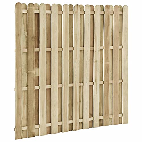 vidaXL Kieferholz Imprägniert Zaunelement Gartenzaun Sichtschutzzaun Zaun Windschutzzaun Lamellenzaun Sichtschutz… – Bild 3