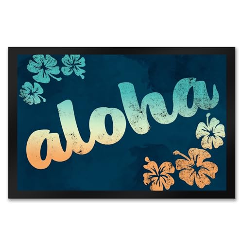speecheese Aloha - Fußmatte im Hawaiilook