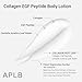 APLB Collagen EGF Peptide Body Lotion | COLLAGEN PEPT CEN™ 17.1% 10.14 FL.OZ/Korean Skincare, Elasticity care, Long lasting moisturizing, Revitalize for gentle and improve skin texture