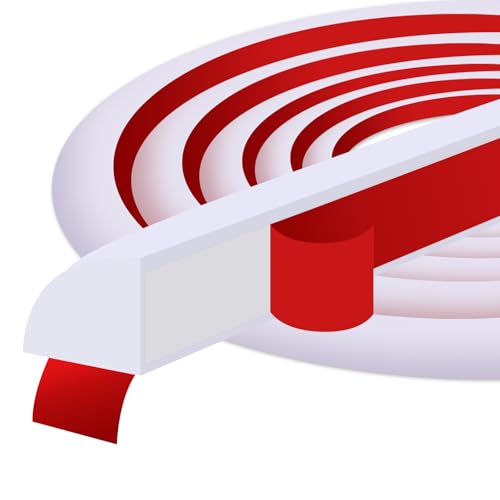 WYFWFDF Flexible Quarter Round Molding 118 Inch Peel and Stick Quarter Round Trim Bendable Molding Trim for Floor，Bathtub，Countertops（White）