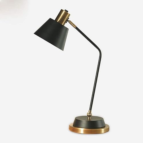 Miniatura 1 de Lámpara de escritorio LED moderna de Europa y América, moderna lámpara de mesa de noche ajustable para el cuidado de los ojos, interruptor de botón