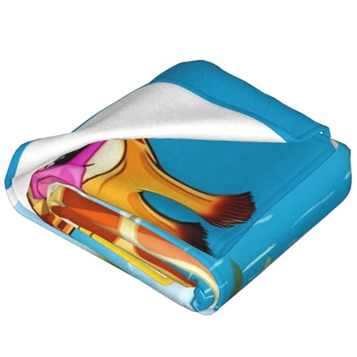 Couverture en flanelle légère et microfibres toutes saisons