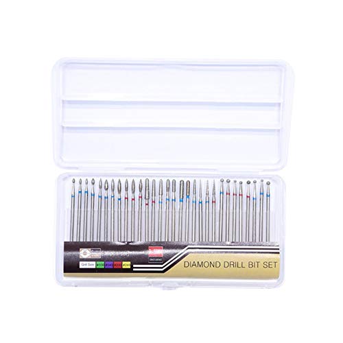 Preisvergleich Produktbild Elektrischen Maniküre Bohrnagel, Maniküre Bohrerzubehör, Professionelle Maniküre Bohrer, Profi Stahlbohrer, Wolfram, Stahldüsen Zubehör für Zuhause und Salon