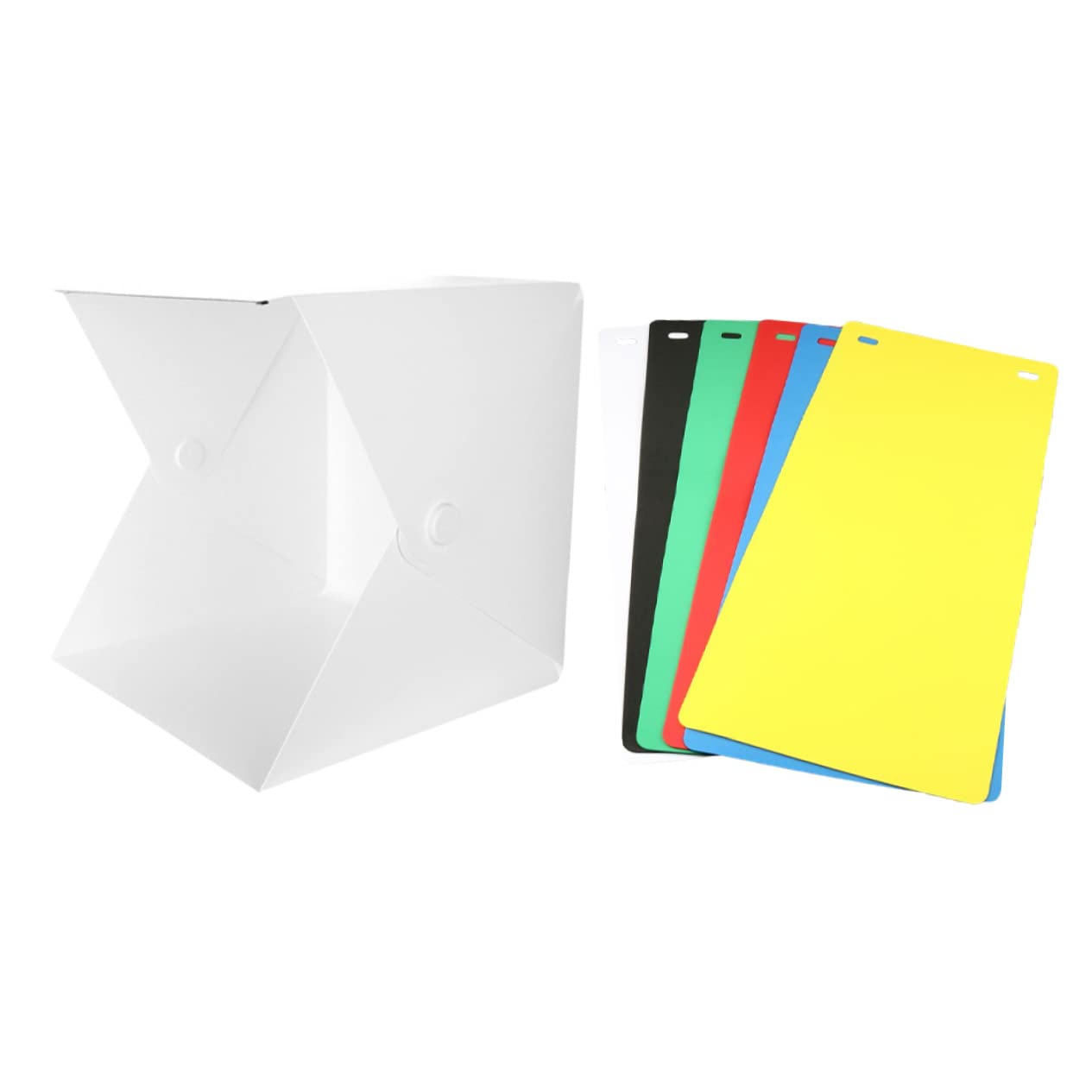 CIYODO 1 Set Light Box Photo Studio Mini Shooting Tent Kit Folding Picture Frame Mini Photo Frame Mini Picture Frames Photo Lightbox LED Picture Frame Mini Boxes Mini Tent Abs White