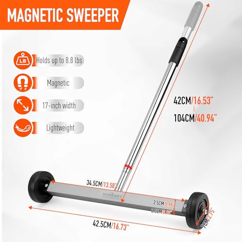 Horusdy 85002 17-Inch Rolling Magnetic Sweeper thumb #2