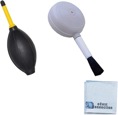 Limpiador de polvo soplador y soplador con kit de cepillo para cámaras y videocámaras Sony, Nikon, Canon, Pentax, Olympus y más