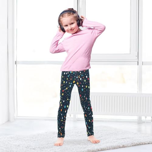 Toddler Girls Leggings Printed Yoga Pants Leggings Color Dots for Kids4