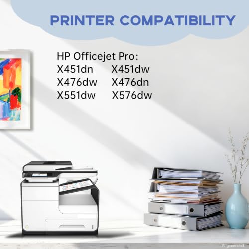 Image of Miss Deer 970XL 971XL Ink Cartridges High Yield, Compatible Replacement Ink for HP 970 971 970XL 971XL Work for Officejet Pro X476dw X576dw X451dw X551dw X451dn X476dn Printer,4 Pack