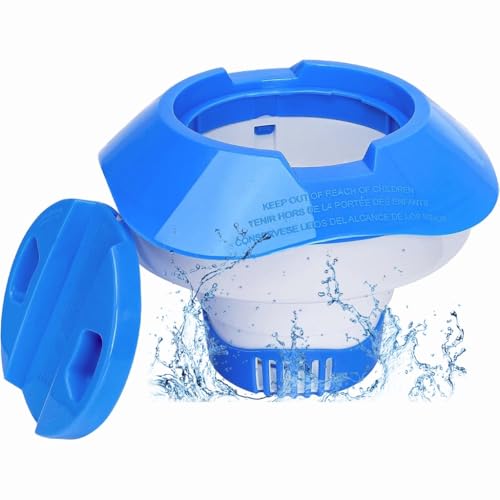 Image of HASTHIP Chlorine Dispenser 7 inch Pool Floater Adjustable Flow Collapsible