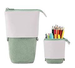 Astuccio Telescopico In Tela Con Cerniera - Portapenne Verticale Con Stampa Animali Carina - Foto 5