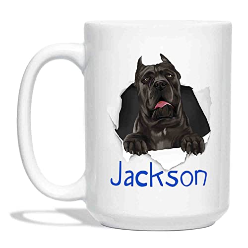 Personalized Novelty Cane Corso Mug, Cane Corso Ceramic Mug For M...