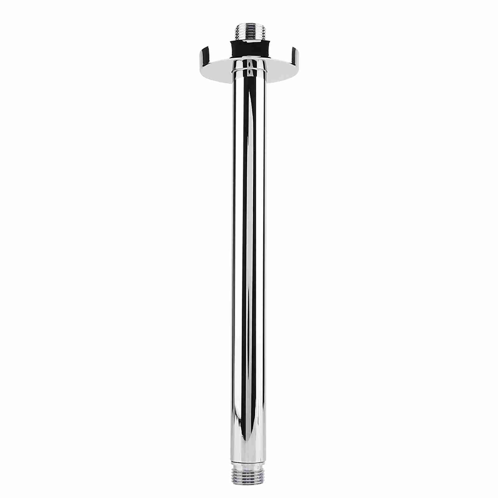 Produktbild von Duschverlängerungsarm Edelstahl Rund – 30,5 Cm, Wandmontage, Für Decken-Duschkopf, G1/2" Gewinde