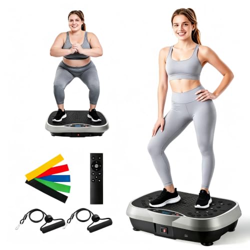 Image of ALSO GO Exercise Device with Vibration Plate, 5 Training Modes and 99 Level Vibration Platform for Weight Loss /Lymphatic Drainage, 150 kg Vibration Chart