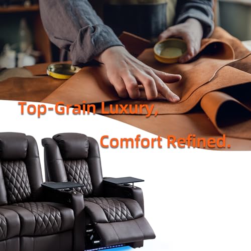 Luxury recliner sofa home theater