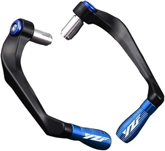 Handguard Motorcycle Handlebar Grips Guard Brake Clutch Lever Protector for Yam&aha YZF R1 R6 2005 2006 2007 2008 2009 2010 2011 2012 2013, Blue-A