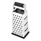 Käsereibe, 4 Seiten mit rutschfestem Griff, Küchenutensilien, Käsereibe und Lebensmittelschneider - zum Reiben von dünnem, mitteldickem Gemüse, Ingwer und Kartoffeln