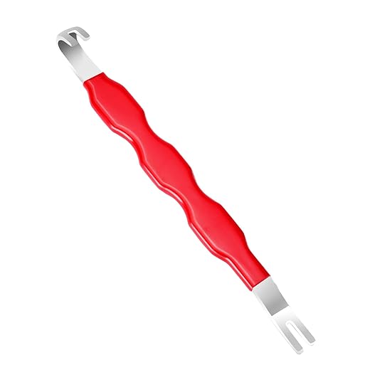 AutoEC 1PCS Automotive Electrical Terminal Connector Separator Removal Tool Remover, Electrical Connector Removal Tool Universal for Vehicle Wiring Systems, for Most Vehicles, Red