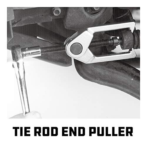 Powerbuilt Front End Vehicle Service Kit, Tie Rod End Puller, Car And Truck Ball Joint Remover, Pitman Arm Puller 6 Piece 648626 #TOP4