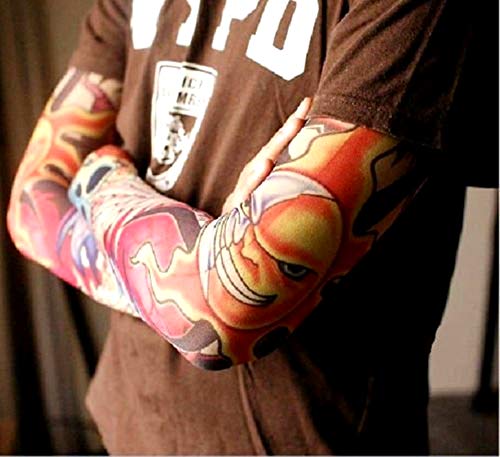 Manicotto Tattoo Manica Tatuaggio Finto Sole Luna