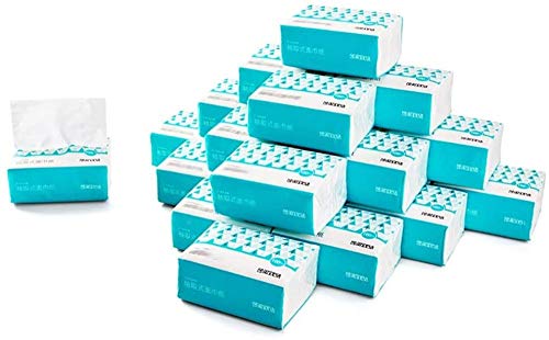 Preisvergleich Produktbild 3-lagiges Toilettenpapier 20er Pack C-fach Toilettenpapier Ungebleichtes schnell auflösbares Toilettenpapier Slimfold Toilettenpapier