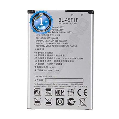 Image of Orignal BL-45F1F Battery for LG K8, K4, K3, LG Aristo M610 MS210 X230K M160 X240K LV3 (2017 Version) M210, M210, M153 Battery with 1 Year Warranty****(R186)