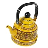 Bouilloire à usage quotidien - des couleurs simples et des formes uniques conviennent à la plupart des styles de décoration intérieure, théière en émail pour cuisinière