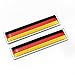 JOLLOY Adesivo Auto Bandiera Germania Adesivo Decorativo Bandiera Germania Germania Bandiera Sticker Decorazione Auto Bandiera Germania Adesivo Distintivo Germania Adesivi Bandiera Germania Stickers