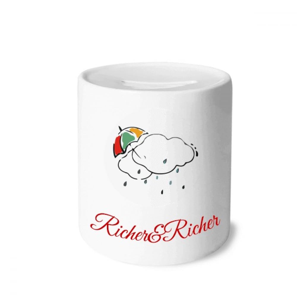 Tirelire parapluie nuage cadeau original et ludique pour anniversaire