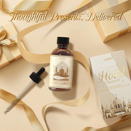 SALUBRITO Hotel Lobby Ätherische Öle 120ml, Luxus Hotel Duftöl für Diffuser, Luxuriöser Hotel-Duft, Gemischt mit Zitrone, Sandelholz, Zeder, Aromatherapie Duftöle Geschenk für Frauen – Bild 4