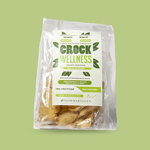 Snacks salados con proteínas "Crock Wellness" sabor Semillas de hinojo. Vegano Formato de 100 g.