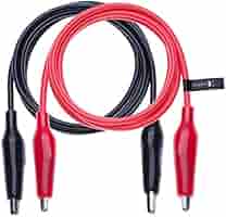 1 Paio Pinze A Coccodrillo Con Spina Banana 2mm - Rosso E Nero, Per Multimetro E Test Elettrici - Foto 7