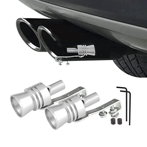 2PCS Car Turbo Whistle, Aluminum Alloy Universal Turbo Whistle, XL Size