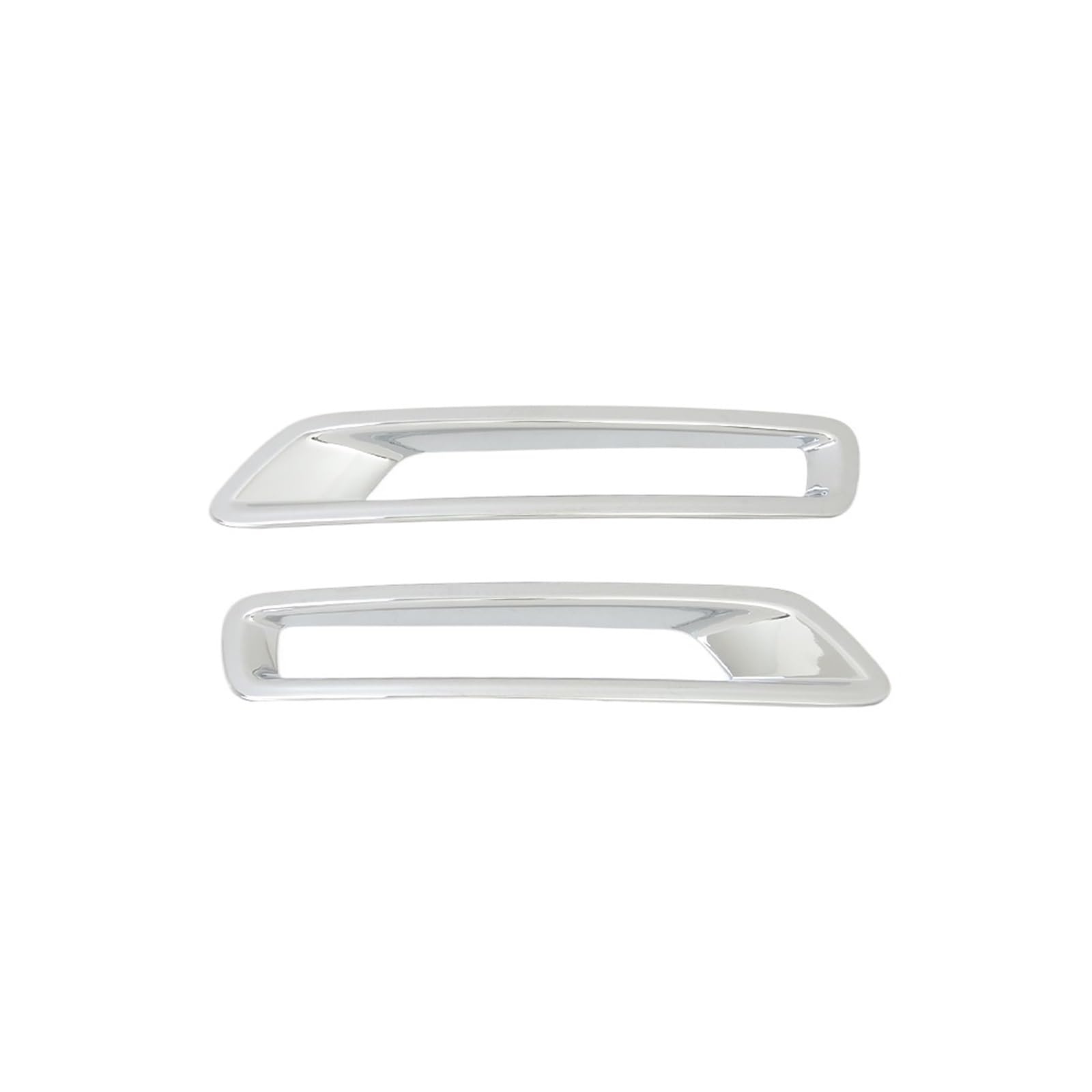 Car Rear Bumper Fog Light Lamp Cover Trim, Fit For Nissan, Leaf 2017-2019 Chrome Tail Foglight Bezel Molding Trims Accessories Osłona tylnego światła