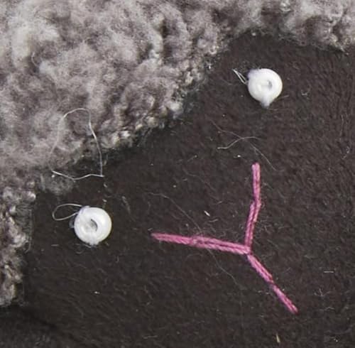 Image of Lantern Moon Woolly (Grey Sheep) Retractable Tape Measure - Knitting Accessory