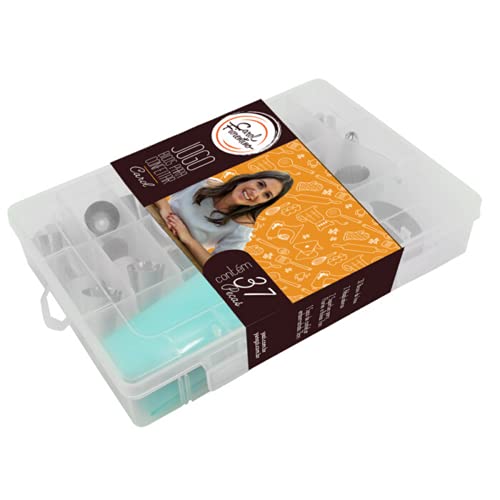 Bico para Confeitar de Aço Inox 37PÇS