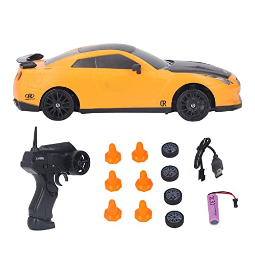 RiToEasysports RC Drift Car, Maßstab 1:24, Ferngesteuertes Allrad-Rennauto, Höchstgeschwindigkeit 10 Meilen Pro Stunde, mit Wiederaufladbarer Batterie, für Erwachsene, Kinder, Jungen, Mädchen,