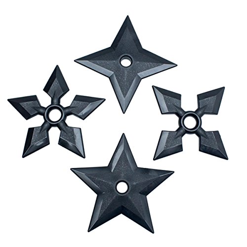 Preisvergleich Produktbild PTL Sports Ninjasterne 4er Set aus Kunststoff