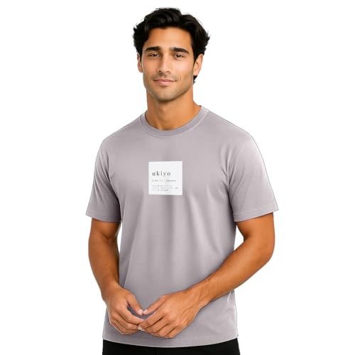 Image of Nobero Men's Regular Graphic Printed T-Shirt for Men | Soft Cotton | Classic Fit | Printed Casual Tshirt for Men