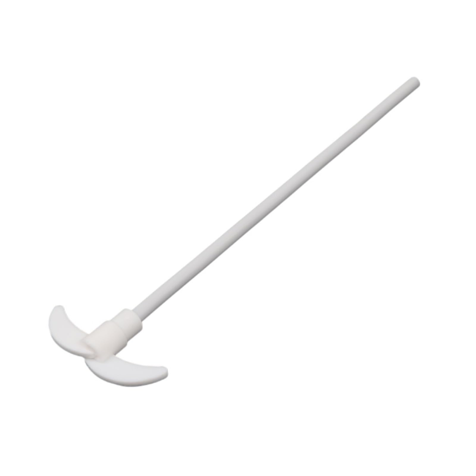 Varilla agitadora de eje agitador de PTFE Eje mezclador agitador de PTFE con paletas plegables, varillas agitadoras for experimentos de laboratorio científico(L 450mm Oar Dia 90mm)